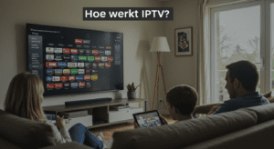 Gezin kijkt samen IPTV via ELIPTV abonnement