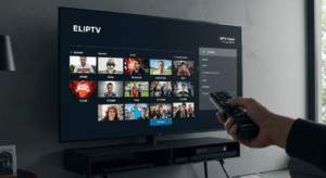 IPTV Totaal geactiveerd op televisie met gebruiksvriendelijke interface